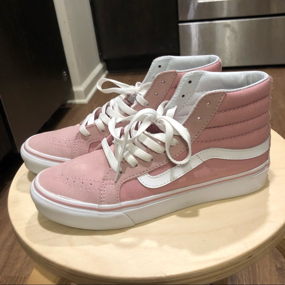 Vans sk8 hi slim pink